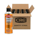 CRC Knock'er Loose Penetrating Solvent - Rusted Bolt Remover 13 oz, 12-Pack