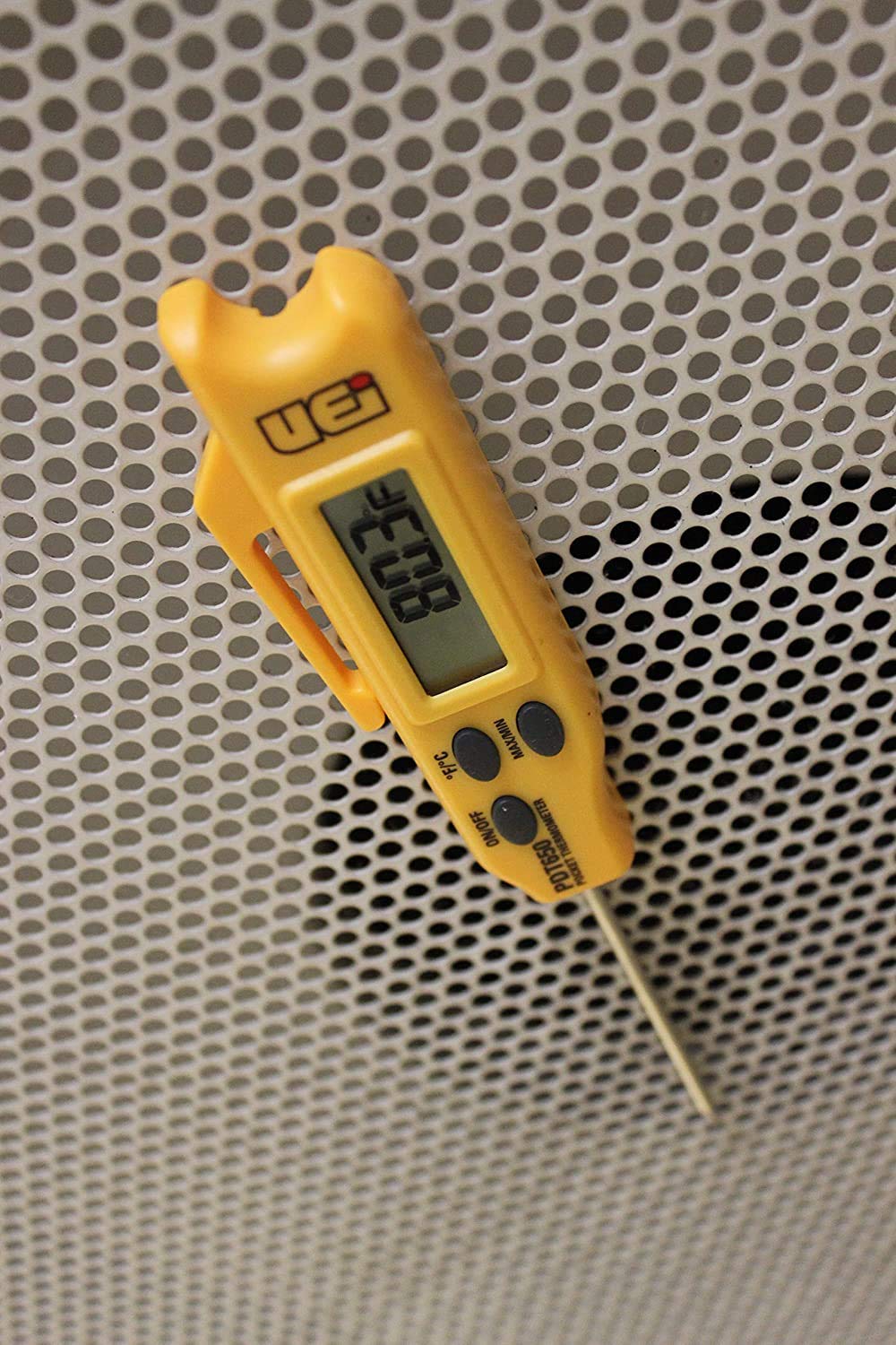 UEi PDT650 Folding Pocket Digital Thermometer, Yellow (2 Pack)
