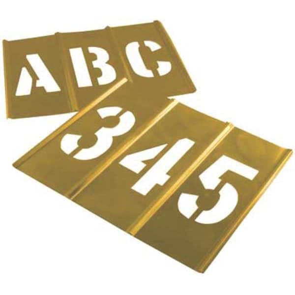 C.H. Hanson 10013 Brass Number Stencil Set