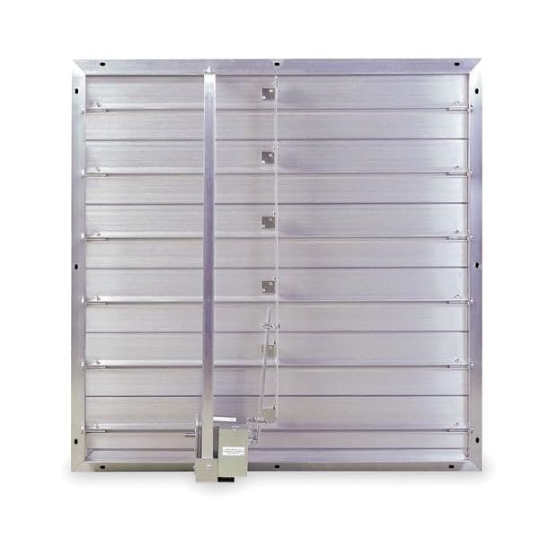 Dayton 3C315 Motorized Damper for 24" Fan, 100-240V