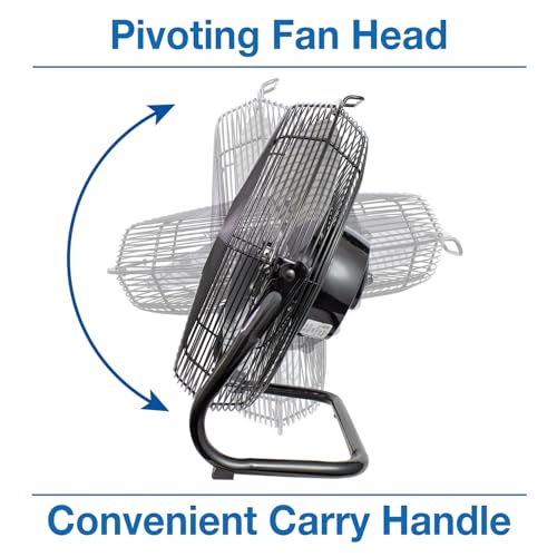 Air King Industrial Grade High Velocity Pivoting Floor Fan