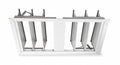Dayton 24" Whole House Fan Economy Ceiling Truss Shutter/Ceiling Shutter, 28-3/4" x 27-11/16" Opening Req