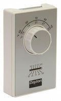 Dayton Line Voltage Mechanical Thermostat for Heating Only, 120 to 277VAC