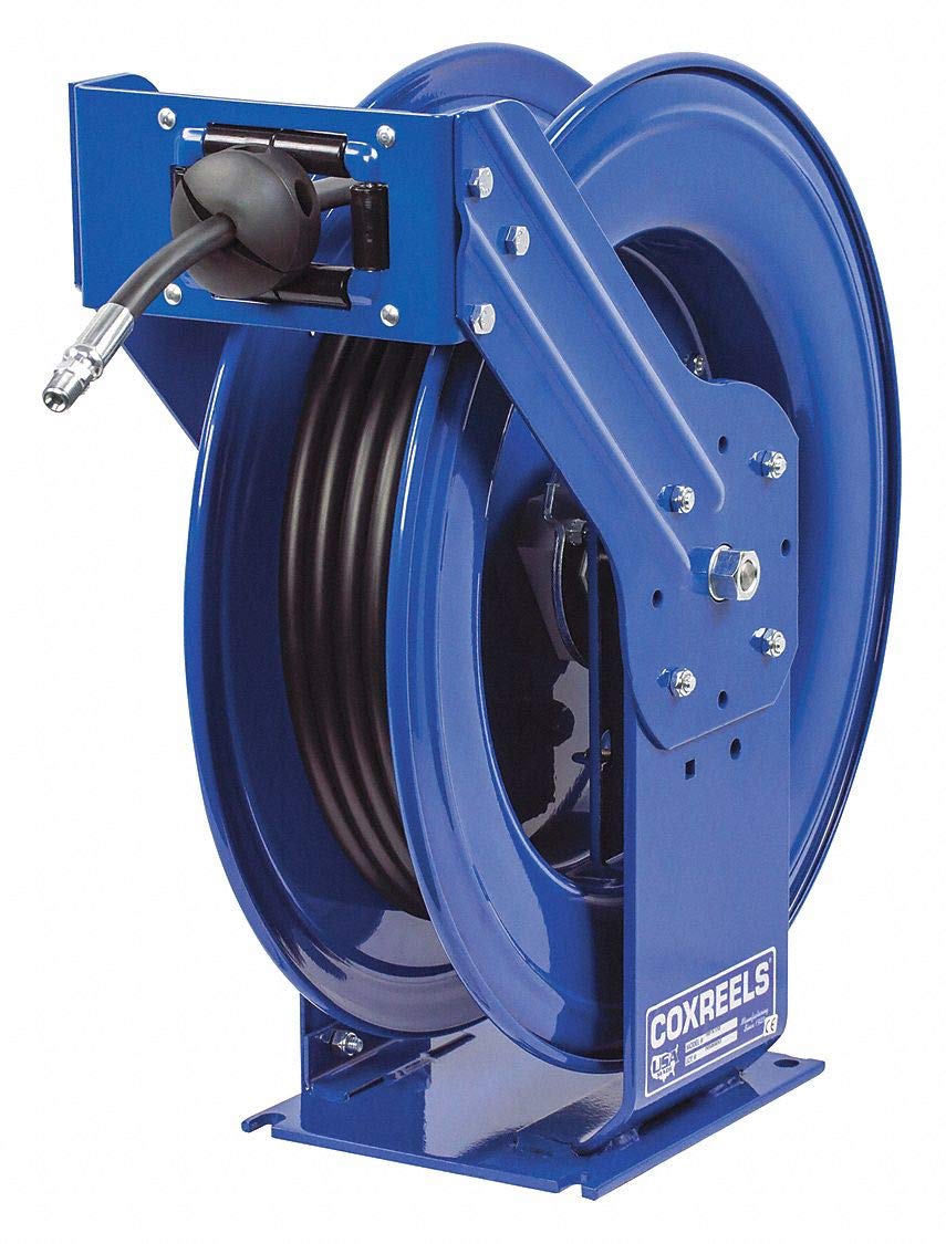 Coxreels THP-N Supreme Duty Spring Rewind Hose Reel for grease/hydraulic oil: 5000 PSI