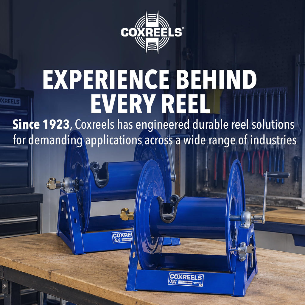Coxreels 1125-4-100 Hose Reel, Hand Crank