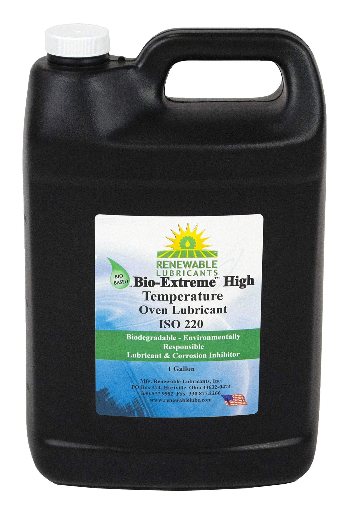 Renewable Lubricants 81883 Bio-Extreme ISO 220 High Temperature Oven Lubricant, 1 Gallon