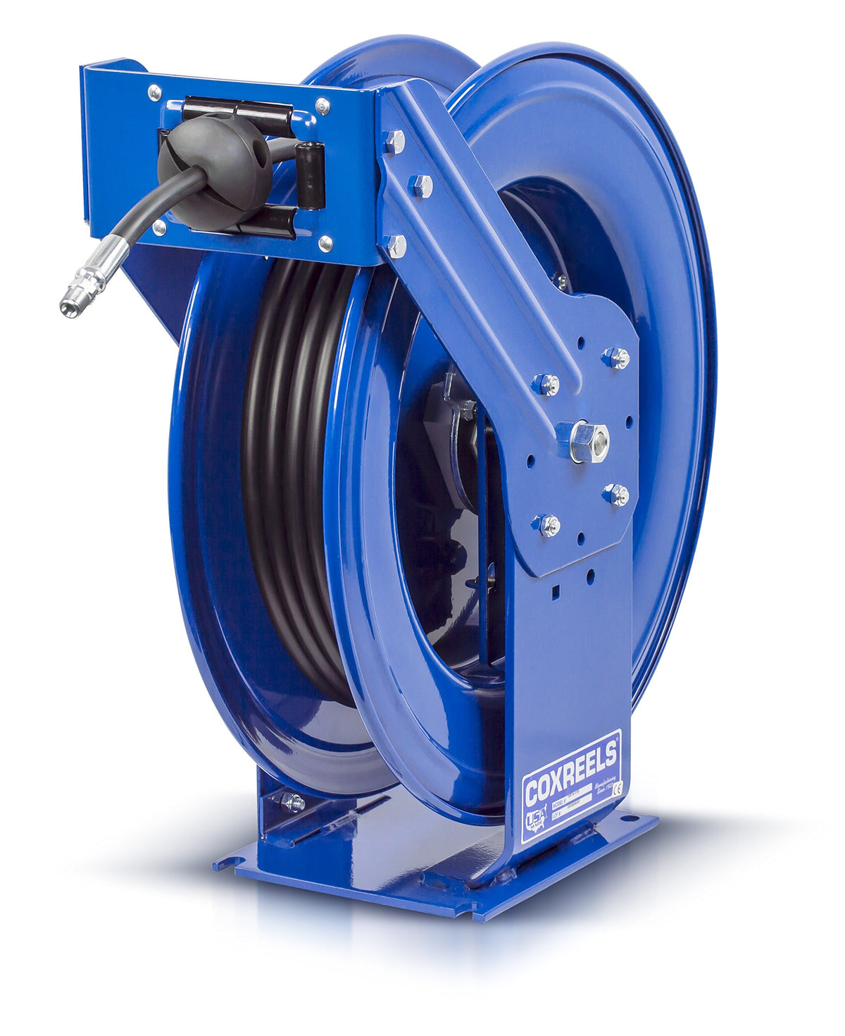 Coxreels THP-N Supreme Duty Spring Rewind Hose Reel for grease/hydraulic oil: 5000 PSI