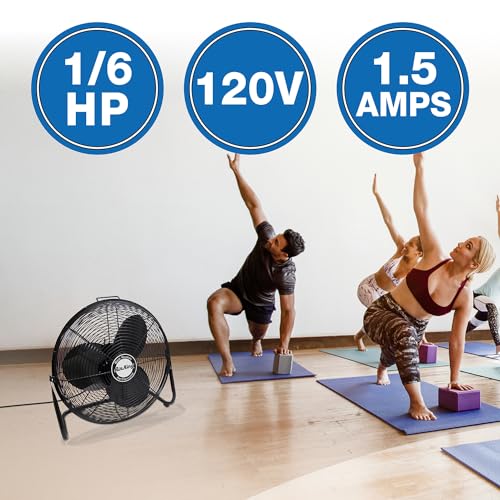 Air King Industrial Grade High Velocity Pivoting Floor Fan