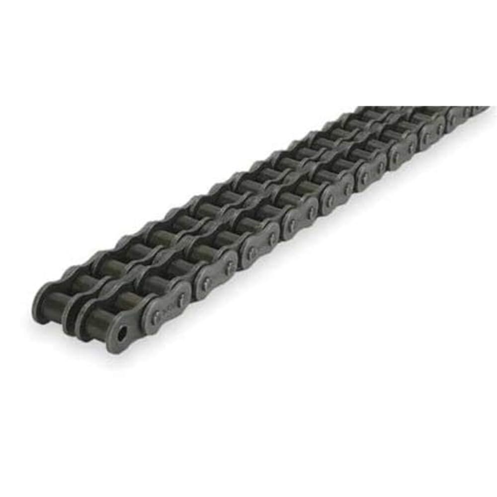 Dayton 2YDY8 Roller Chain, Riveted, 60-2 ANSI, 10 ft