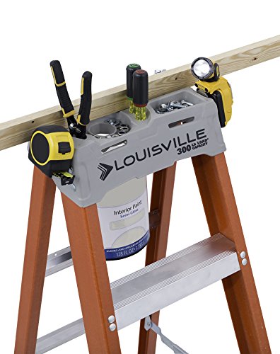 Louisville Ladder Fiberglass Step Ladder, 300-Pound Duty Rating