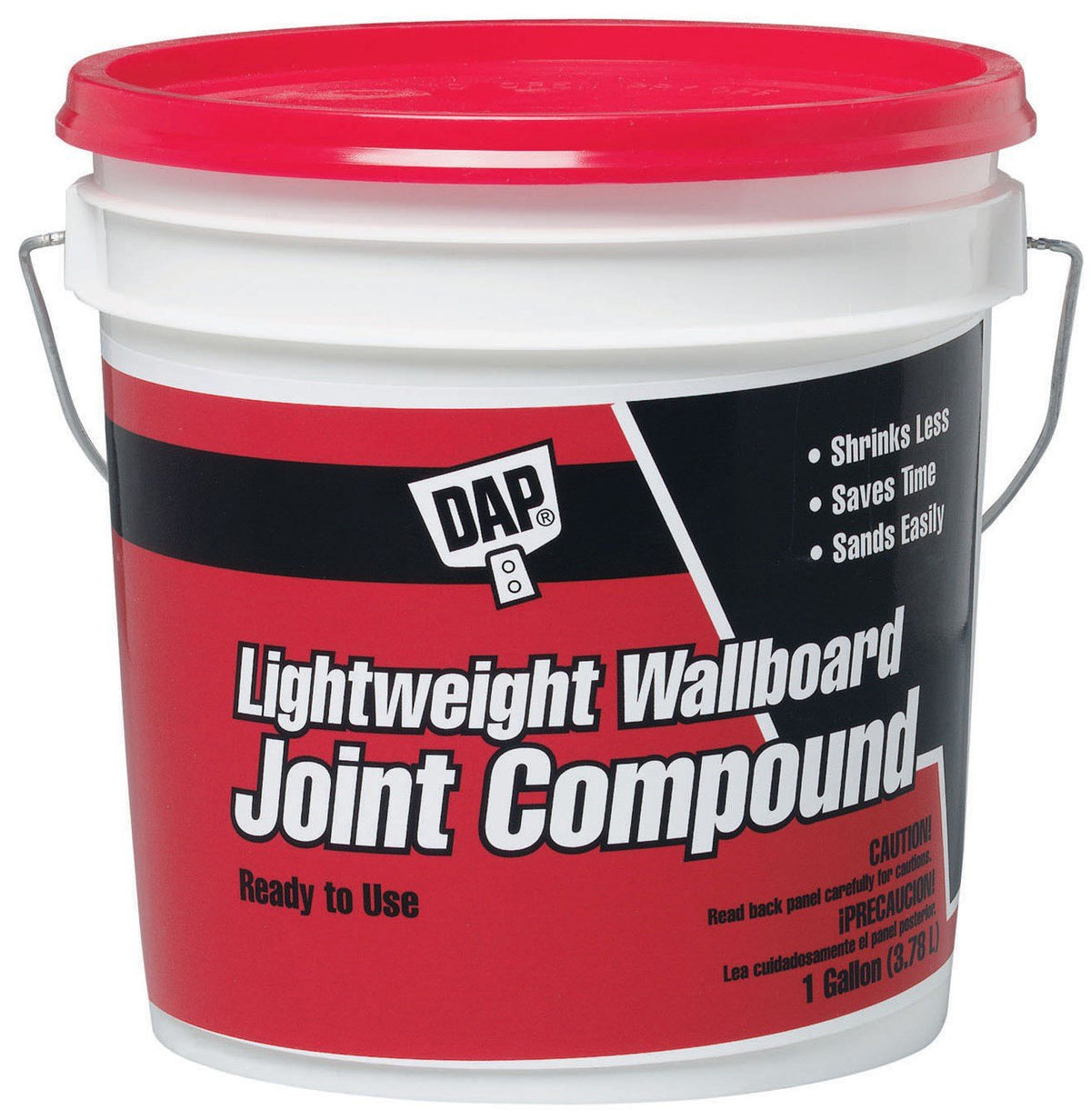 DAP Lightweight Wallboard Joint Compound, White, 1 Gal (7079810114)