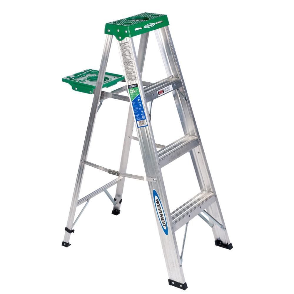 Werner 225-Pound Duty Rating Aluminum Stepladder