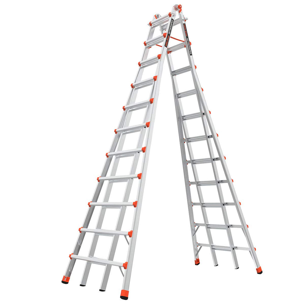 Little Giant Ladders 10109 SkyScraper 300-Pound Duty Rating Adjustable Stepladder, 15-Foot
