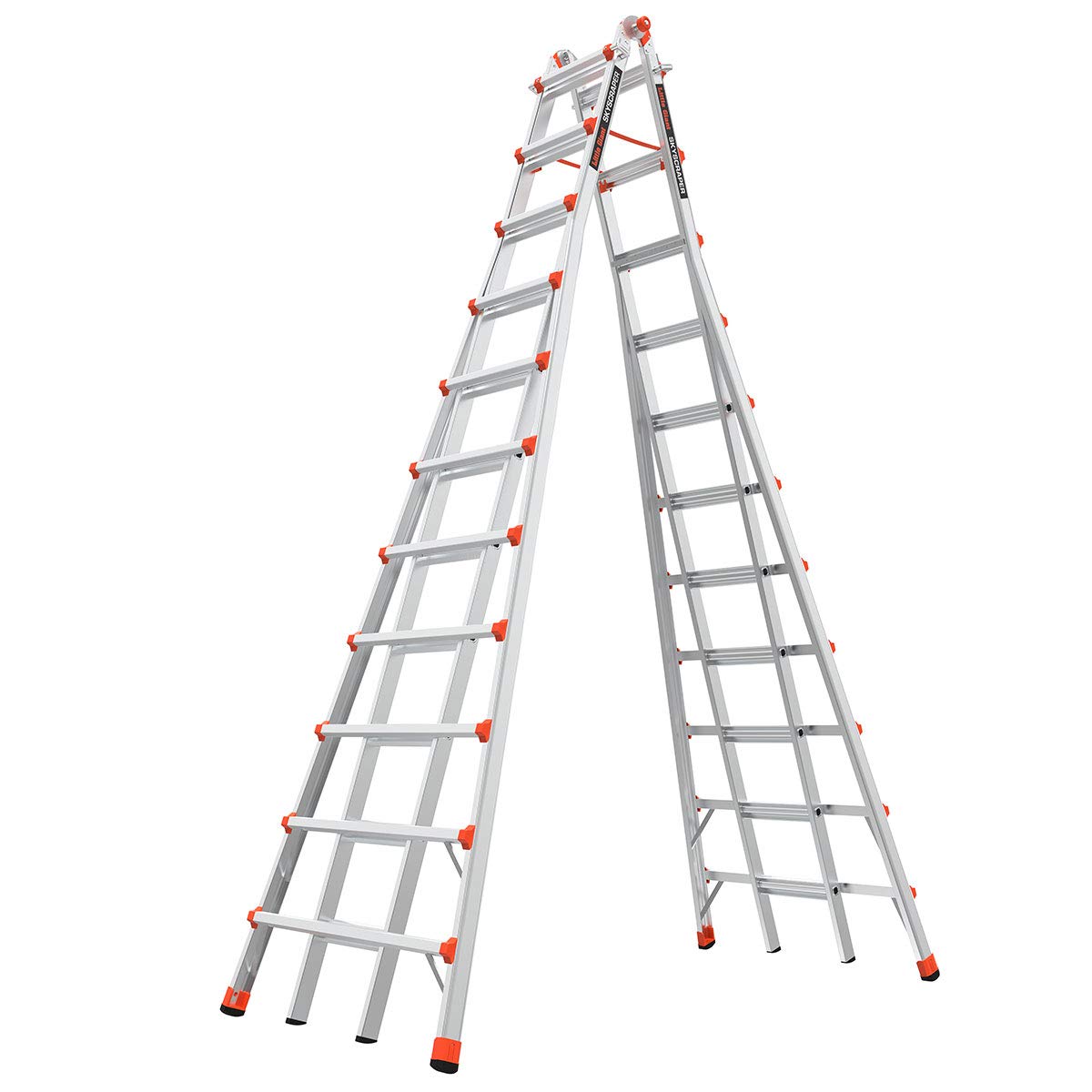 Little Giant Ladders 10109 SkyScraper 300-Pound Duty Rating Adjustable Stepladder, 15-Foot