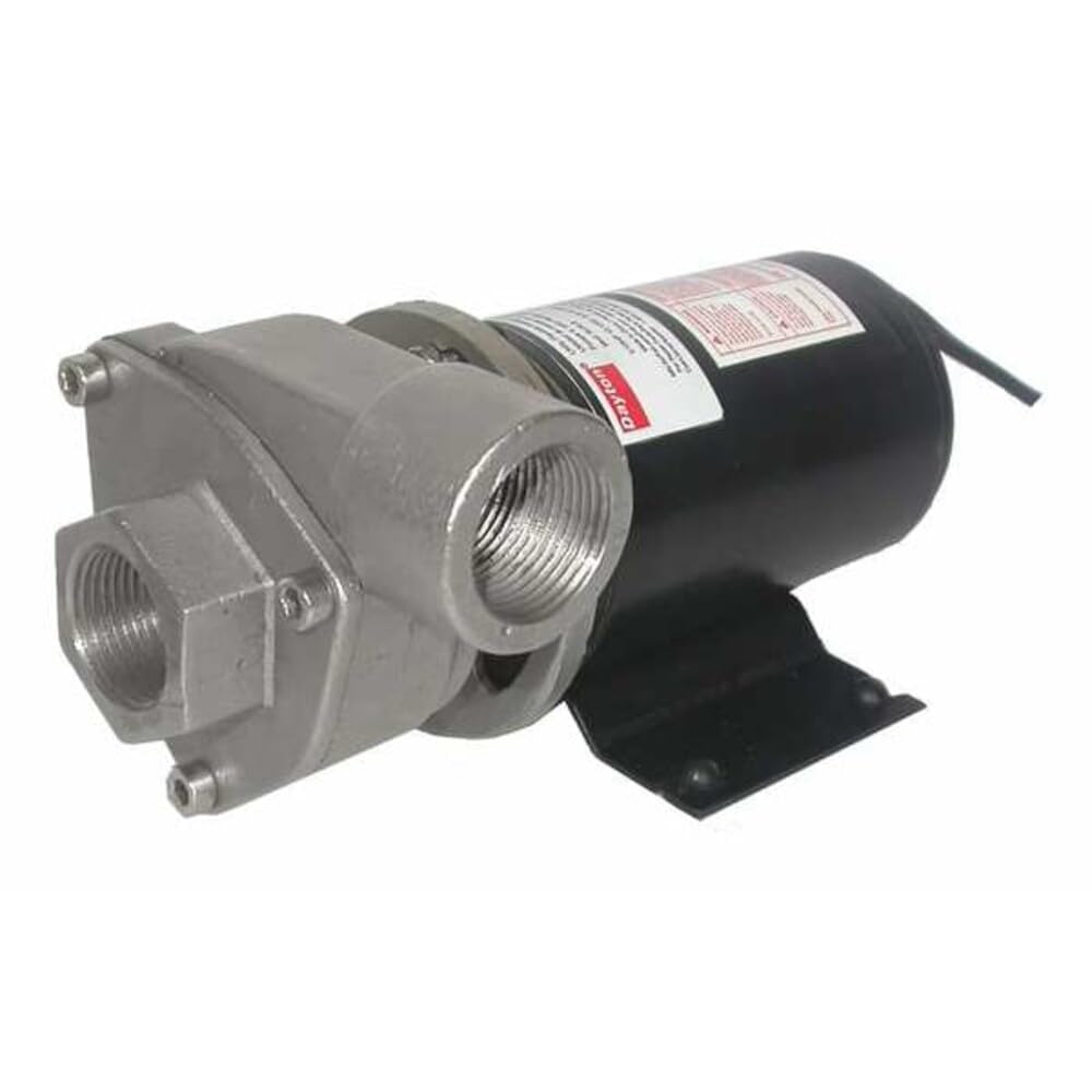 Dayton 5PXX0 Stainless Steel Centrifugal Pump, 1/8 HP, 12V