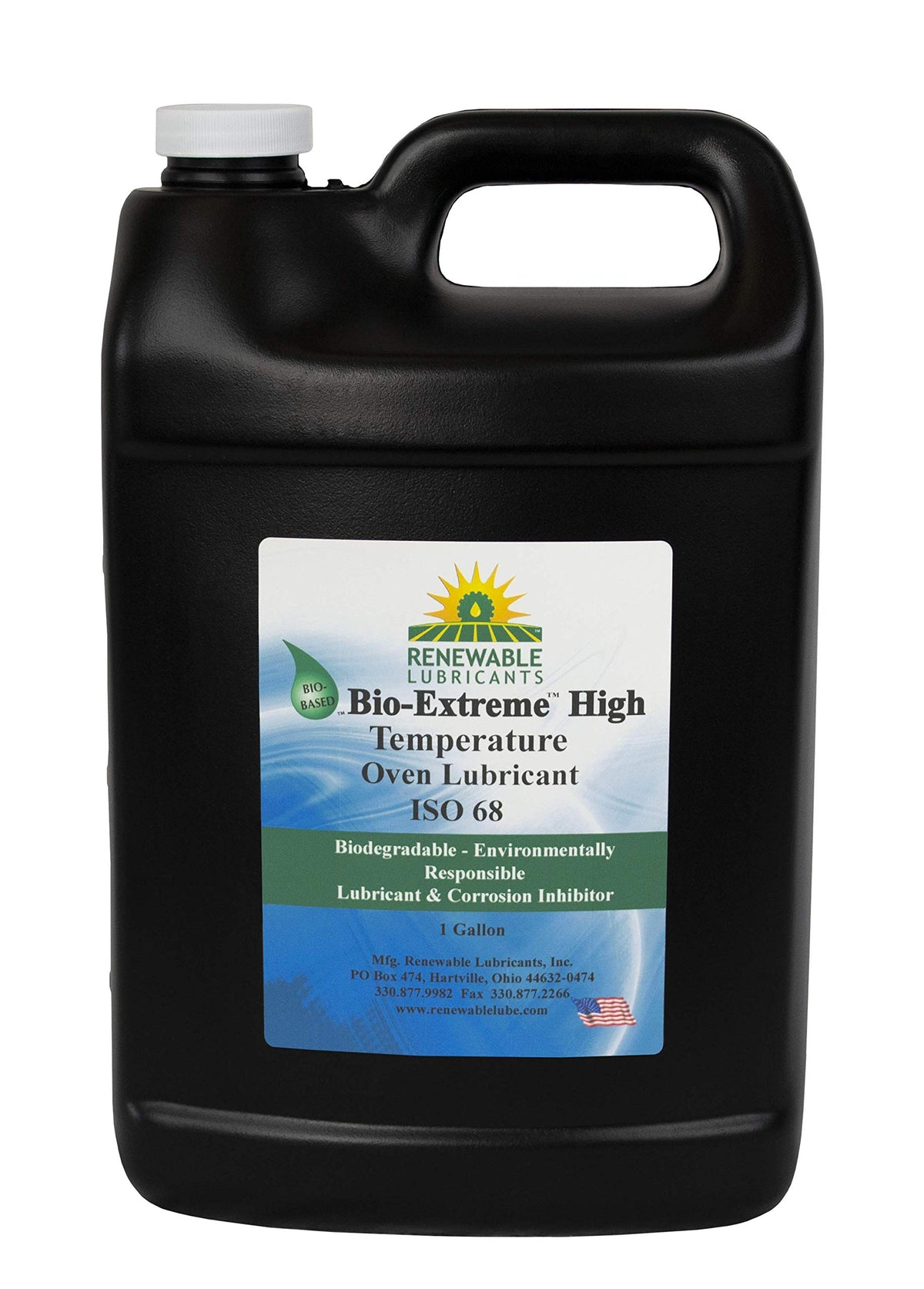 Renewable Lubricants Bio-Extreme ISO 68 High Temperature Oven Lubricant, White