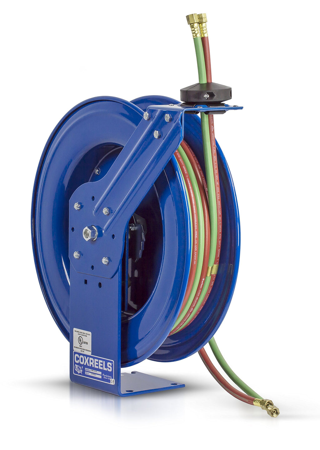 Coxreels Spring-Driven Welding Hose Reel with Hose