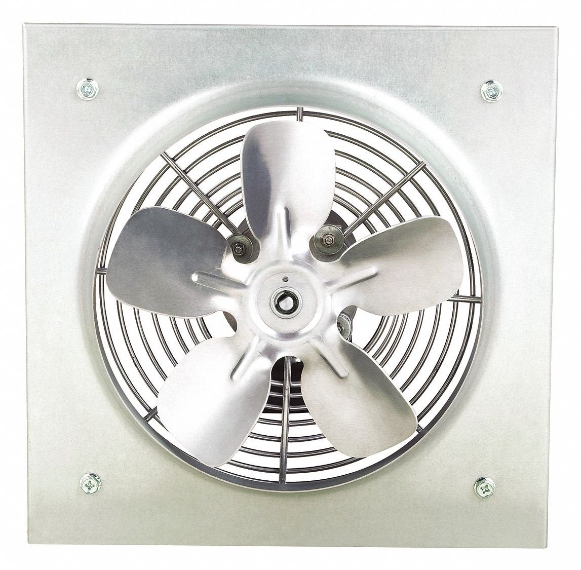 Dayton 12" x 12" 115VAC Medium Duty Direct Drive Exhaust Fan, 8" Blade
