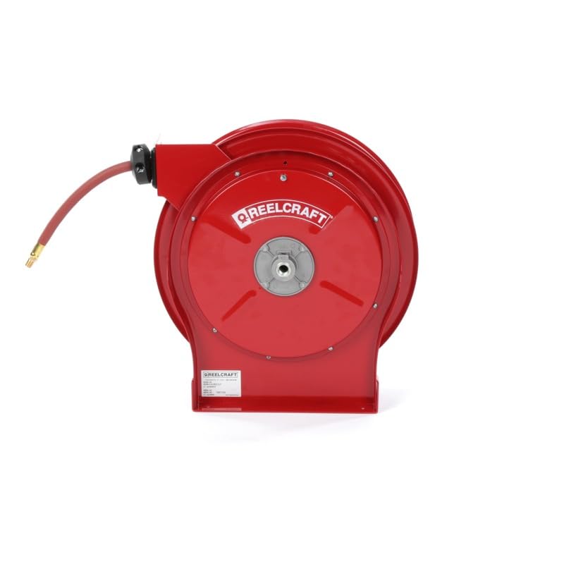 Reelcraft Air/Water Hose Reel, 3/8" x 50 ft, 300 psi, 1/4" NPT(M)