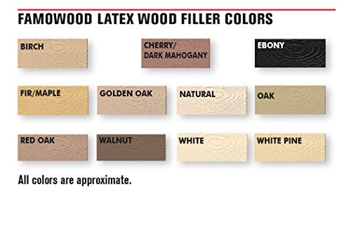 FamoWood 40002126 Latex Wood Filler Natural, Gallon, Net Wt 13.0 lbs