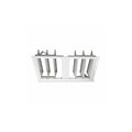 Dayton Fan Shutter 36 in White Painted Aluminum