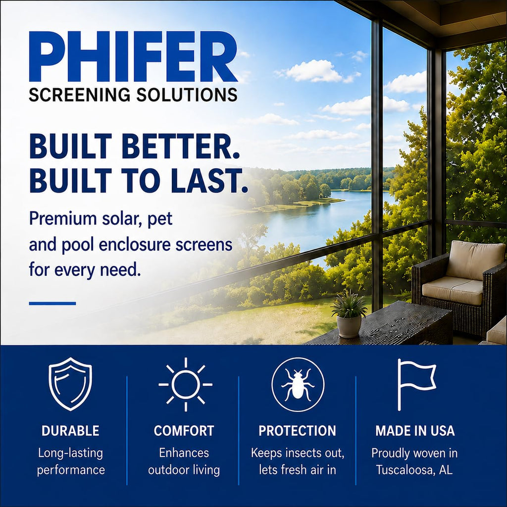 Phifer TuffScreen, Black
