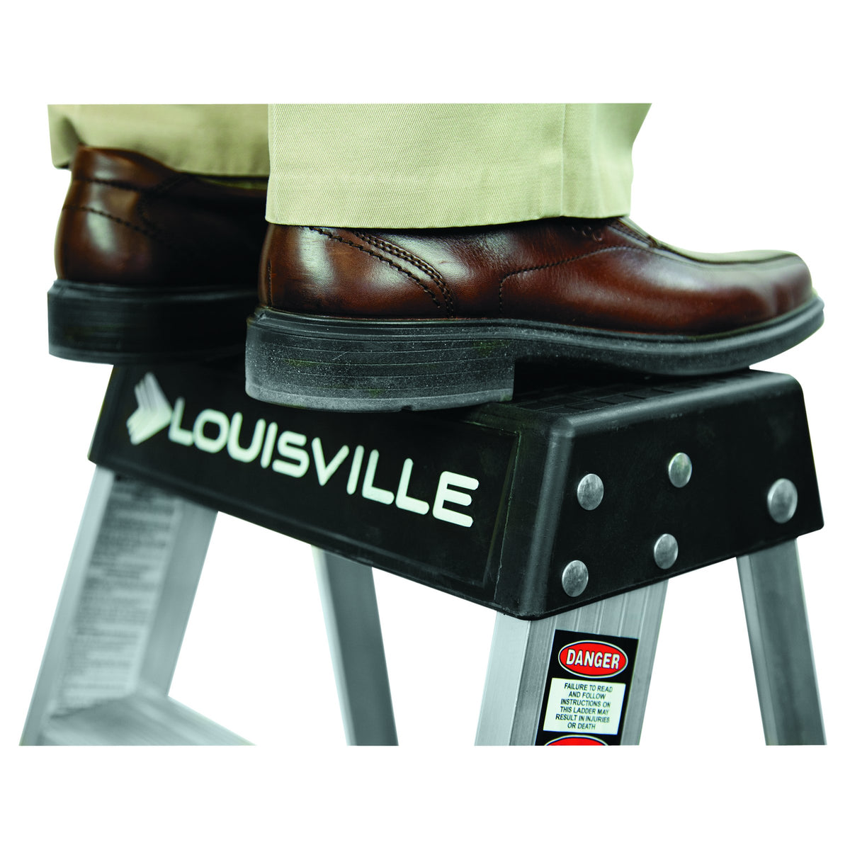 Louisville Ladder Stepladder, 300 lb Duty Rating