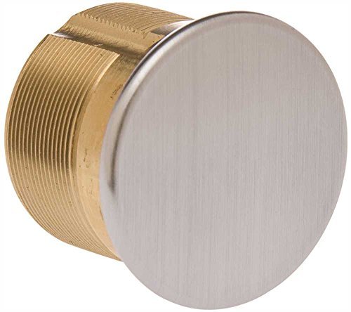 Kaba Ilco 7180DC-26D Dummy Mortise Cylinder, 1-1/8", Satin Chrome