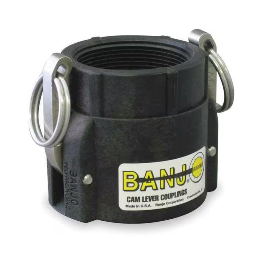 Banjo 200D 2" Poly Cam Lever Female Coupler, 2" Female NPT