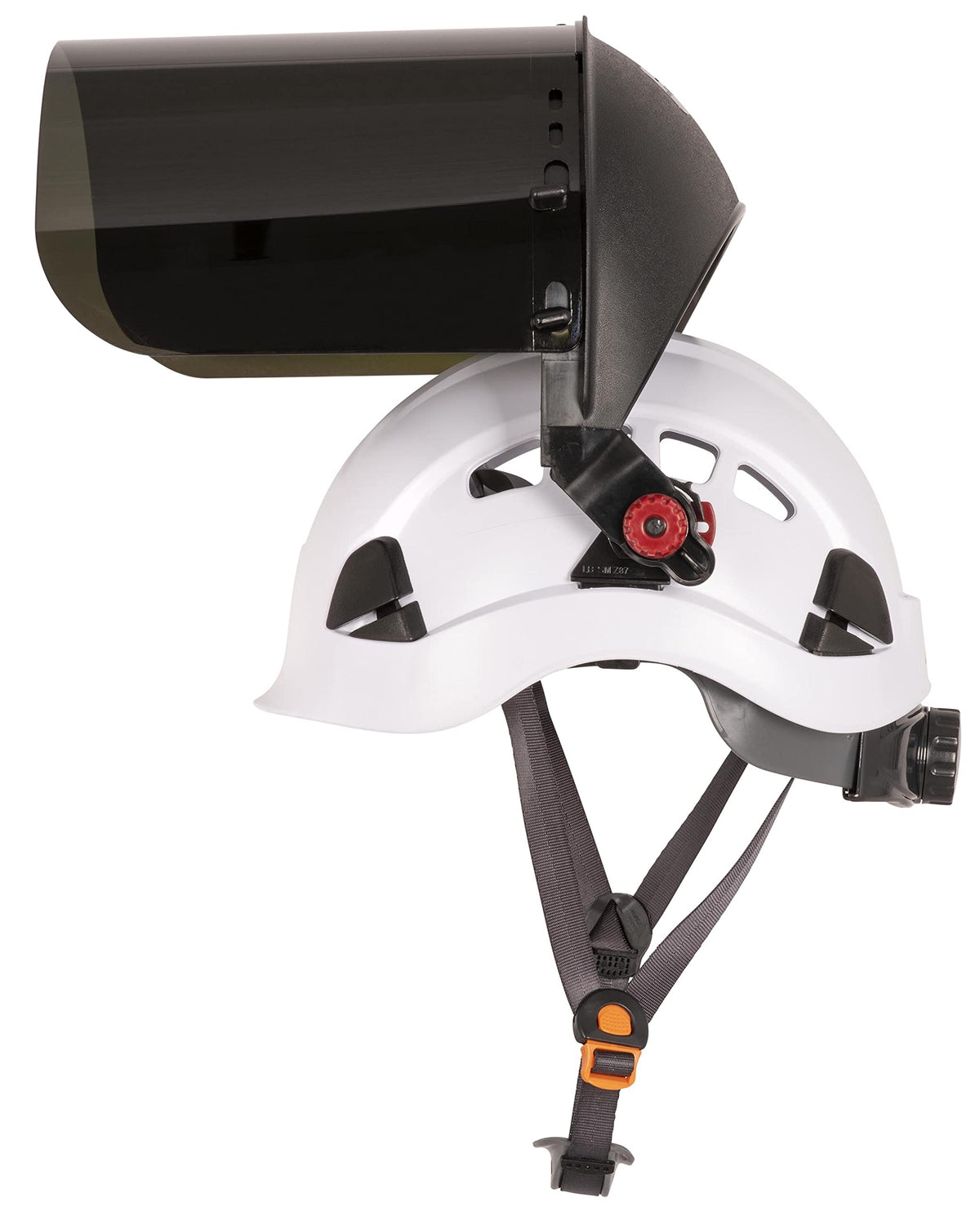 Jackson Safety Face Shield Window for Jackson Safety Headgear, 8" x 15.5" x 0.06", Polycarbonate, Unbound, Shade 5 Tint (Case of 12), 29080