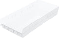 Akro-Mils 30174 24-Inch by 11-Inch by 4-Inch Plastic Nesting Shelf Bin Box, Blue, Case of 6