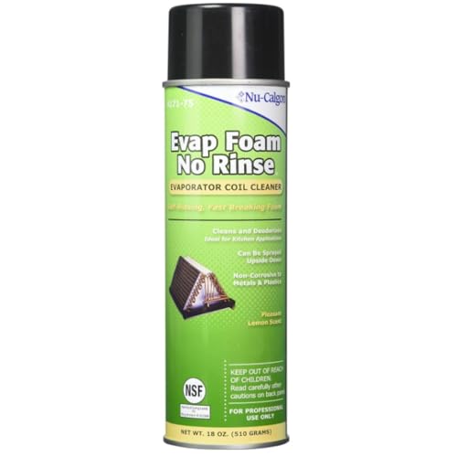 Nu-Calgon 4171-75 Evap Foam No-Rinse Evaporator Coil Cleaner, 18 oz Aerosol