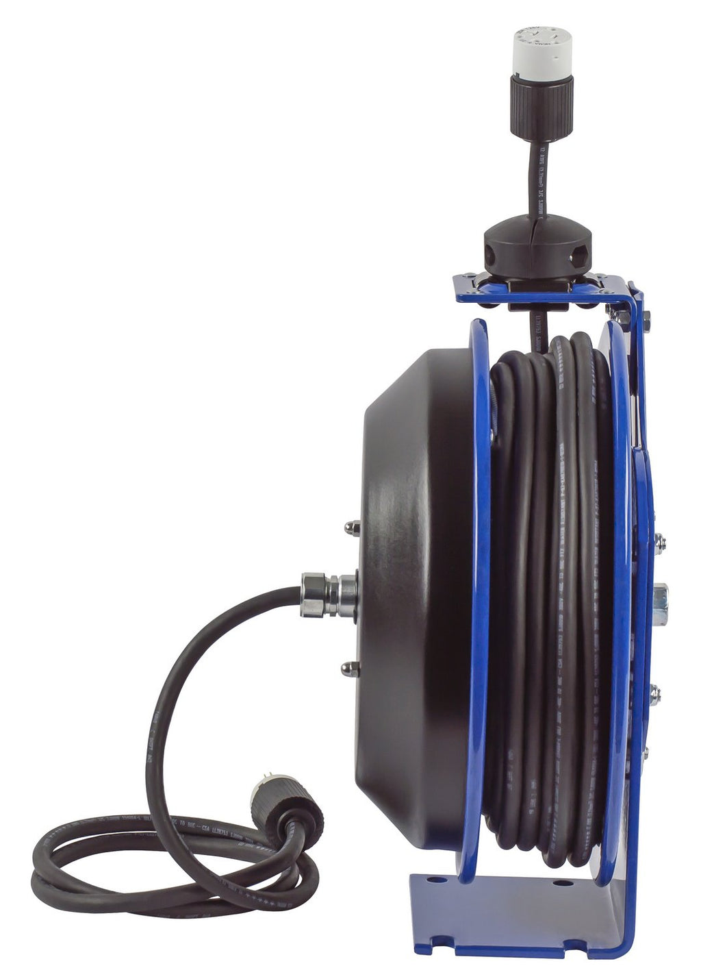 Coxreels PC13-5012-A Heavy Duty Power Cord Reel, 50 ft, Single Receptacle