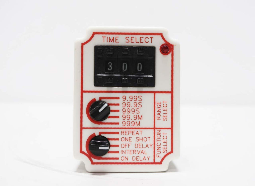 DAYTON 6A855 Solid State 0.05SEC - 999MIN 120V-AC TIME DELAY Relay