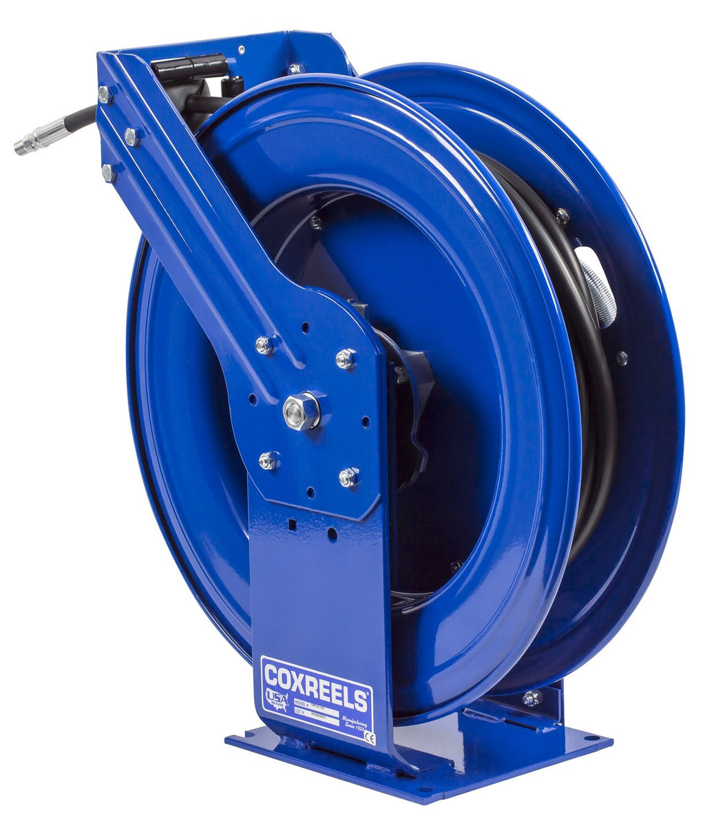 Coxreels THP-N Supreme Duty Spring Rewind Hose Reel for grease/hydraulic oil: 5000 PSI