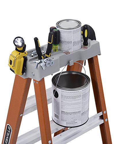 Louisville Ladder Fiberglass Step Ladder, 300-Pound Duty Rating
