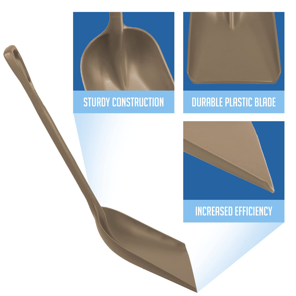 Remco Seamless Hygienic Shovel - BPA-Free, Food-Safe, Commercial Grade Kitchen and Gardening Accessories