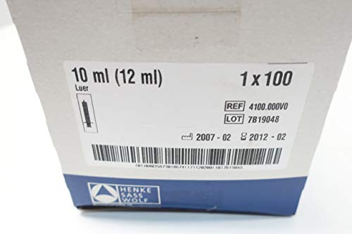 NORM-JECT 4100.000V0 10mL Syringe, Box of 100