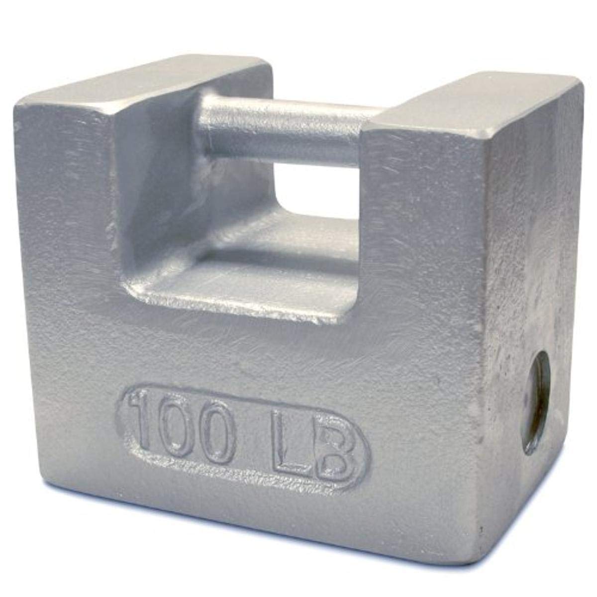 Rice Lake Cast Iron Painted Grip Handle Calibration Weight, NIST Class F, Metric and U.S. Customary