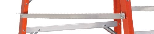 Louisville Ladder Fiberglass Twin Front Ladder, 375-Pound Duty Rating