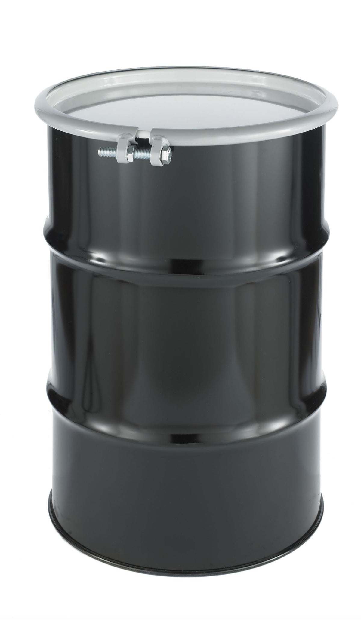 SKOLNIK Carbon Steel Open Head Drum, 30 gallons, Bolt Ring, 1.2mm Body Gauge (Pack of 1)
