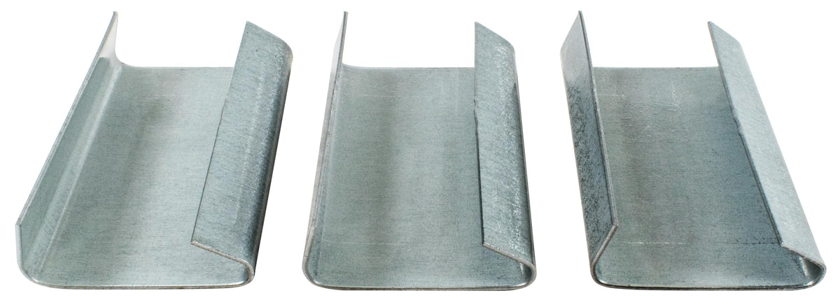 1-1/4" Open Seals for Steel Strapping, S114SO3, Box of 1,000, USA Made