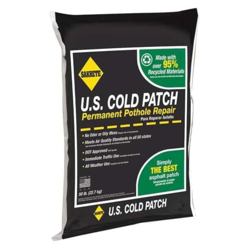 Sakrete U.S. Cold Patch Permanent Pothole Repair, 50 lb