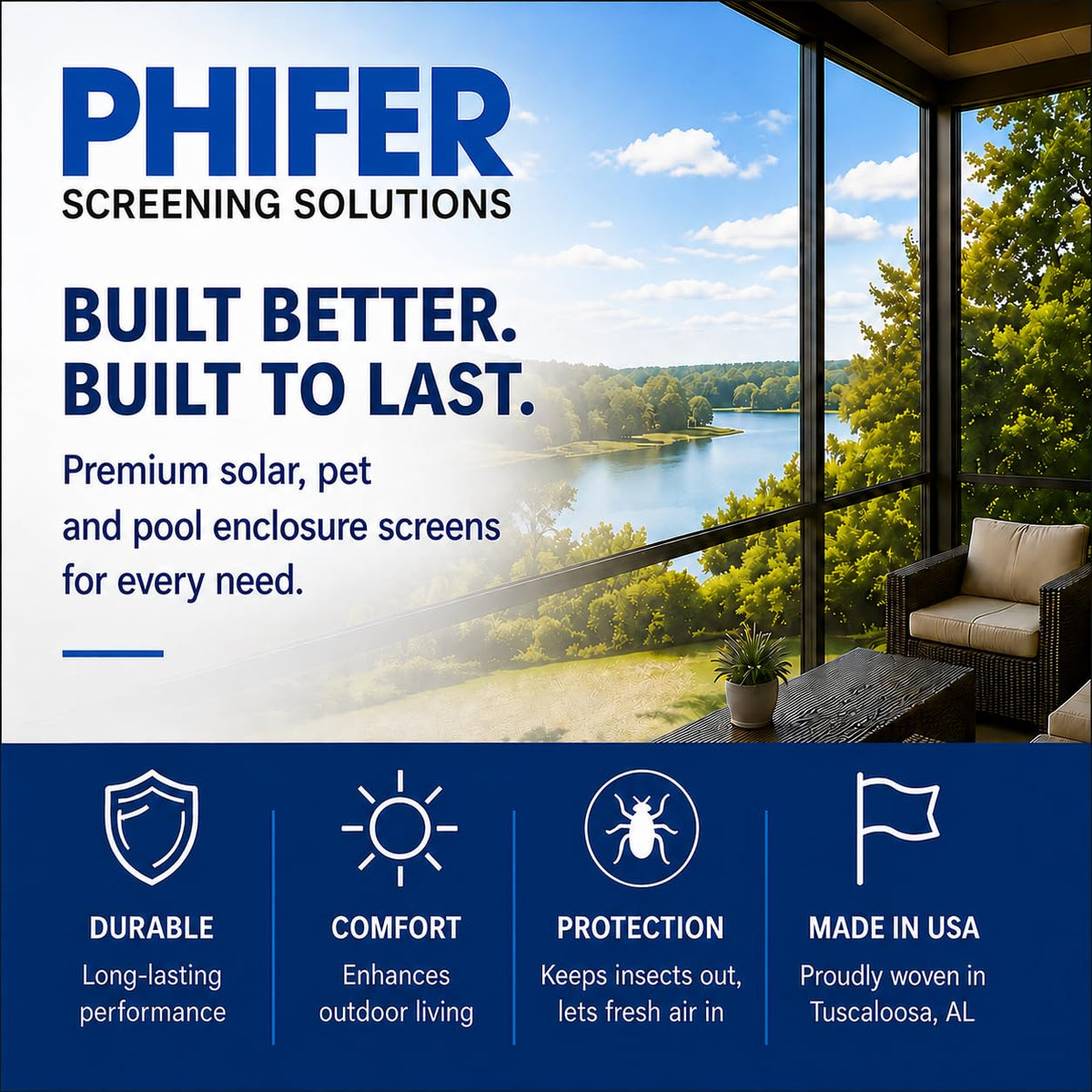 Phifer TuffScreen, Black