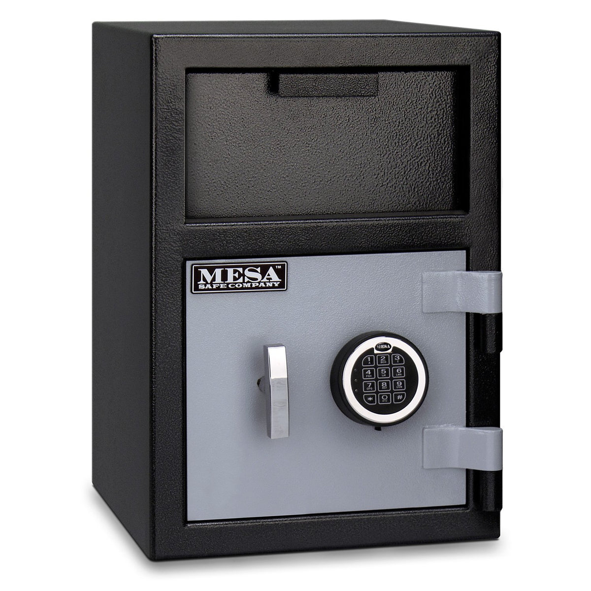 Mesa Safe Company Model MFL2014E Depository Safe with Electronic Lock, Two Tone Gray
