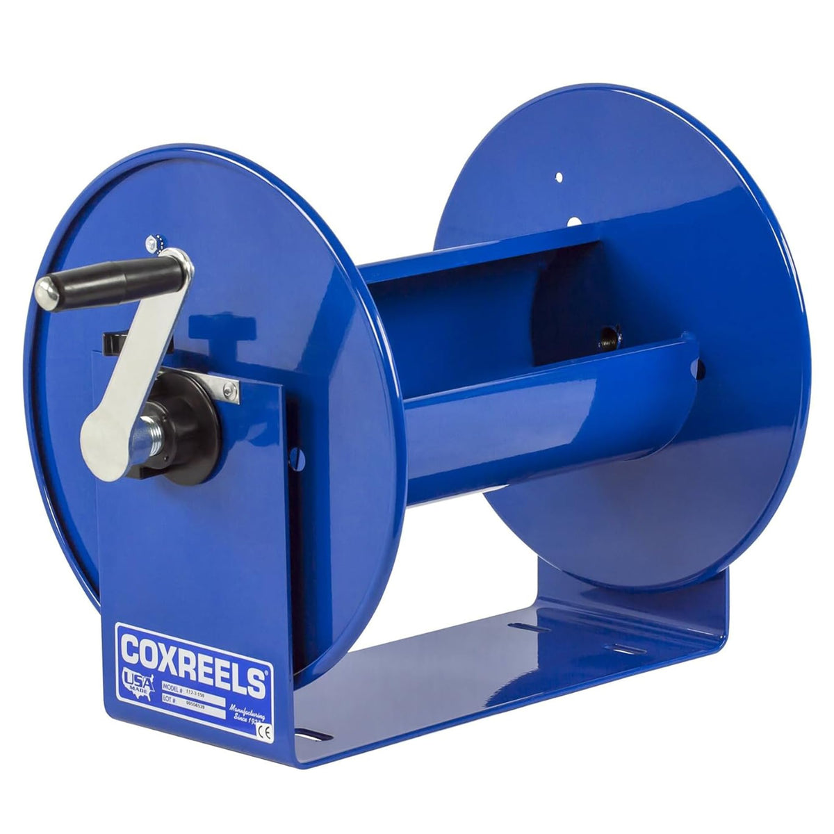 Coxreels 112-3-50 Compact Hand Crank Hose Reel, 300 PSI, Reel Only