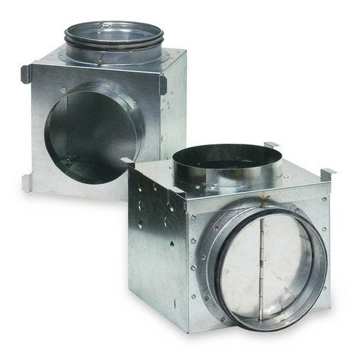 Systemair PB270-2 Fantech Dual Grille Bath Fan, Uses 4" and 6" Duct, 270 CFM