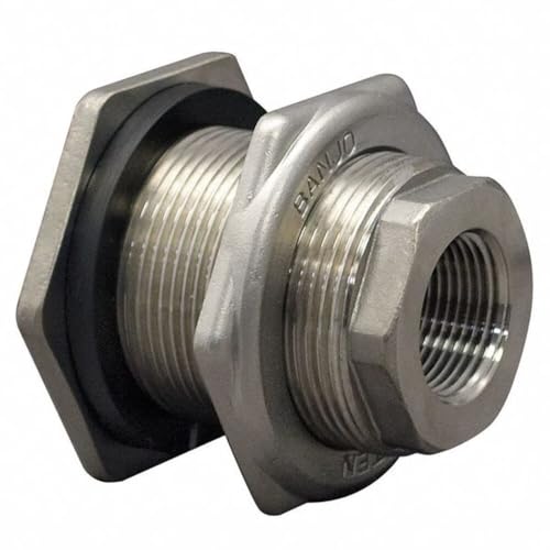 Banjo TF100SS 1" FNPT 316 Stainless Steel Bulkhead Tank Fitting