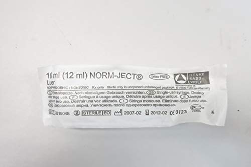 NORM-JECT 4100.000V0 10mL Syringe, Box of 100