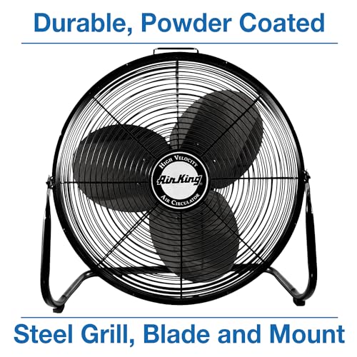 Air King Industrial Grade High Velocity Pivoting Floor Fan